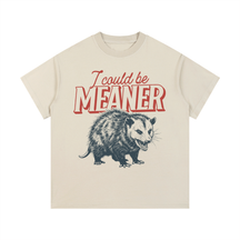 Meaner Opossum Vintage Wash Cotton T-Shirt