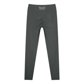 Lover Metal Font High Waisted Ankle Leggings