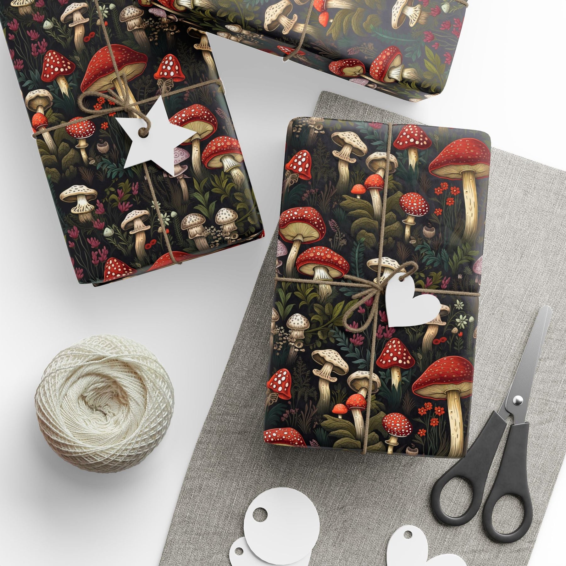 Dark Fungi Gift Wrap Paper - Goth Cloth Co.Home Decor21189841300497330009