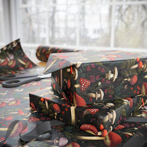 Dark Fungi Mushroom Gift Wrap - Goth Cloth Co.Home Decor21639729068367183440