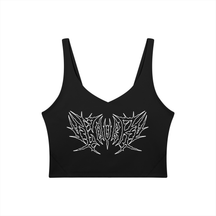 Lover Metal Font Long Line Sports Bra