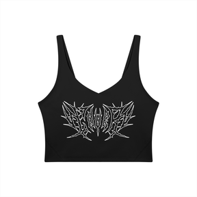 Lover Metal Font Long Line Sports Bra
