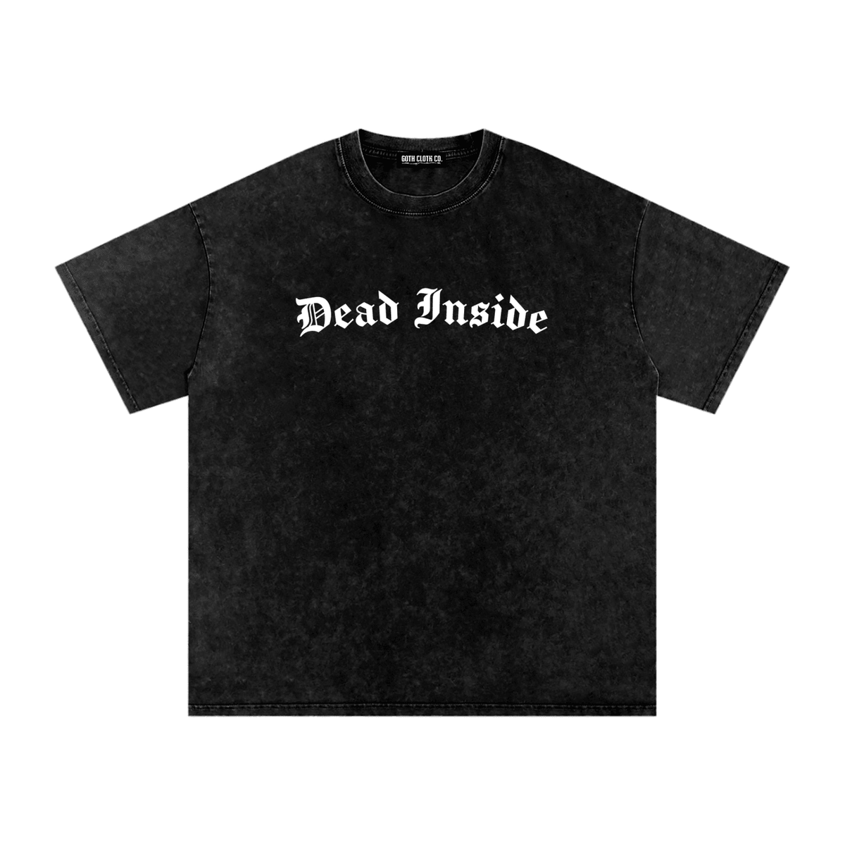 Dead Inside Acid Wash T-Shirt - Goth Cloth Co.gymwear260813PODPQ0710001