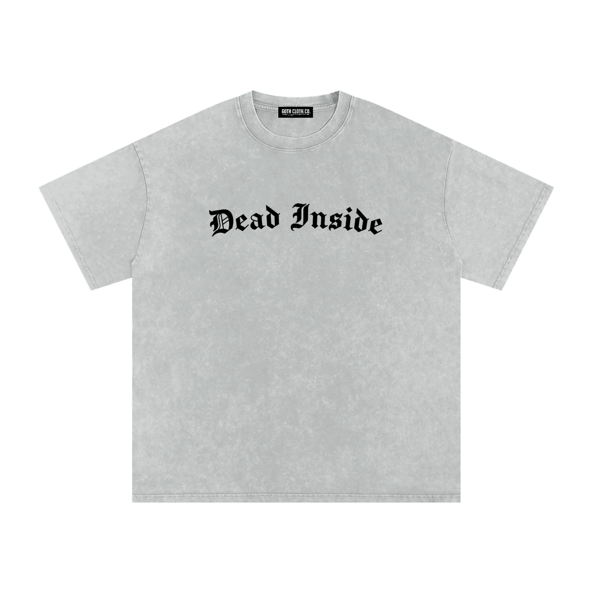 Dead Inside Acid Wash T-Shirt - Goth Cloth Co.gymwear260813PODPQ0720007
