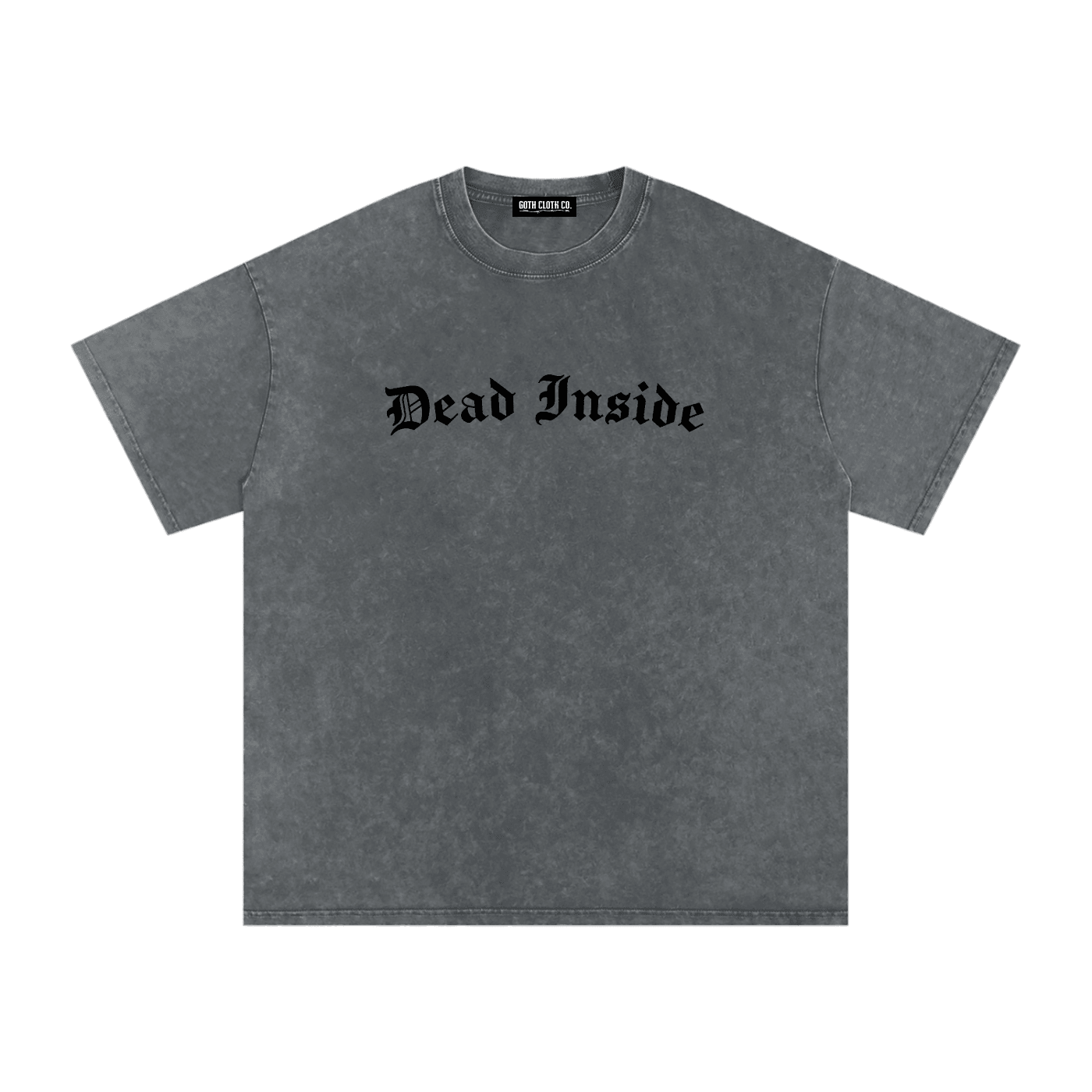 Dead Inside Acid Wash T-Shirt - Goth Cloth Co.gymwear260813PODPQ0720049