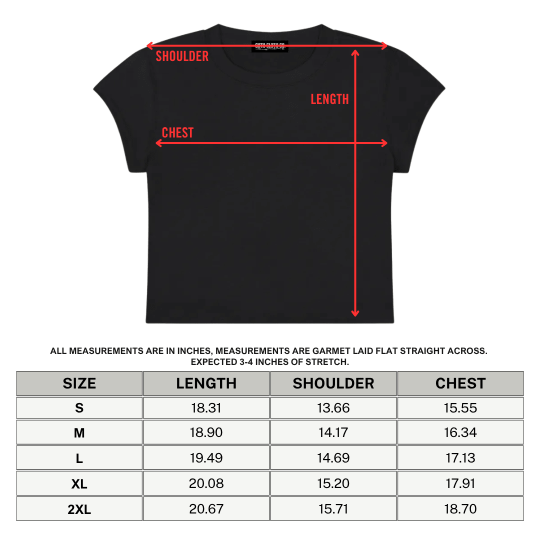 Dead Inside Baby Tee - Goth Cloth Co.260916PODAA1301026