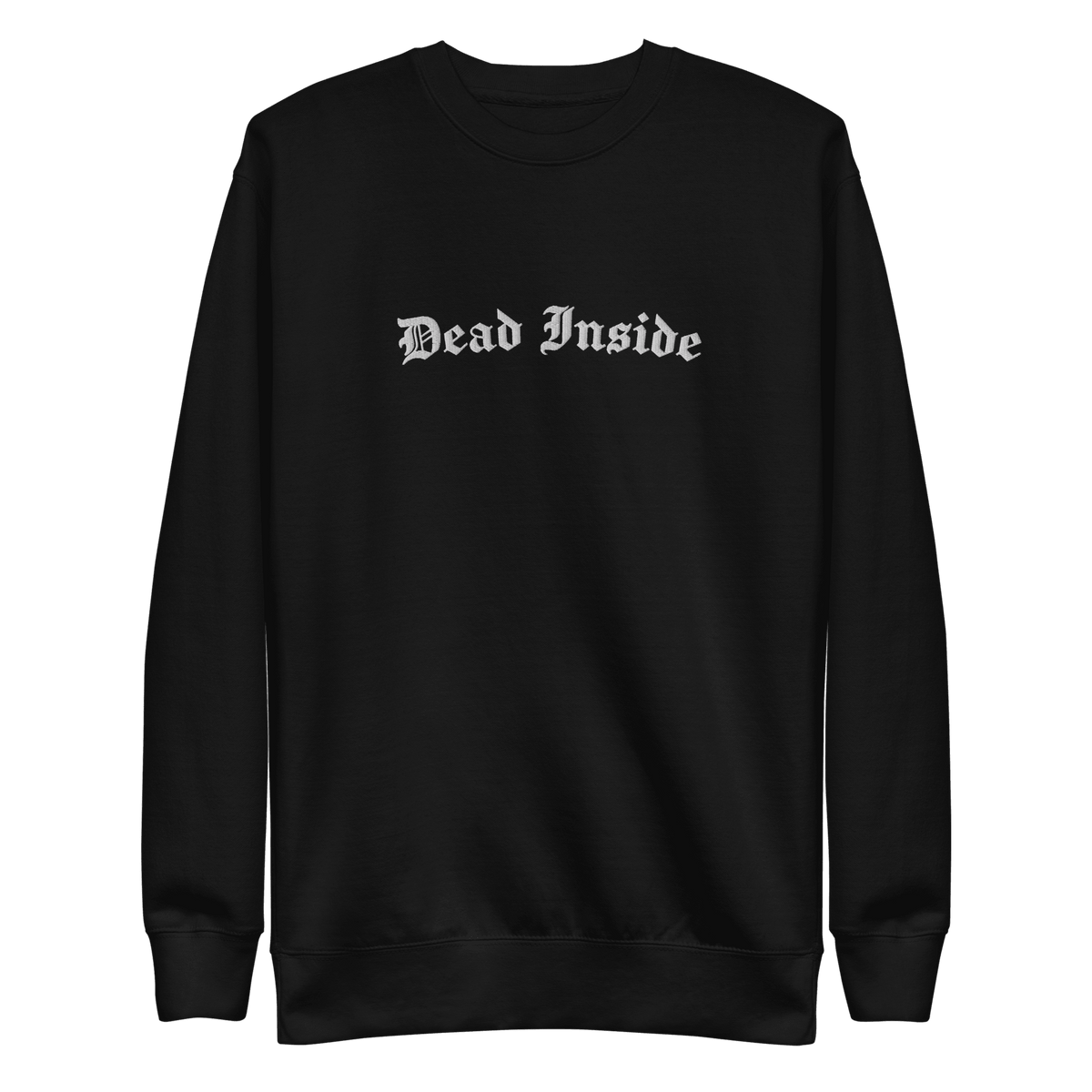Dead Inside Embroidered Sweatshirt - Goth Cloth Co.Sweatshirt1210315_11254