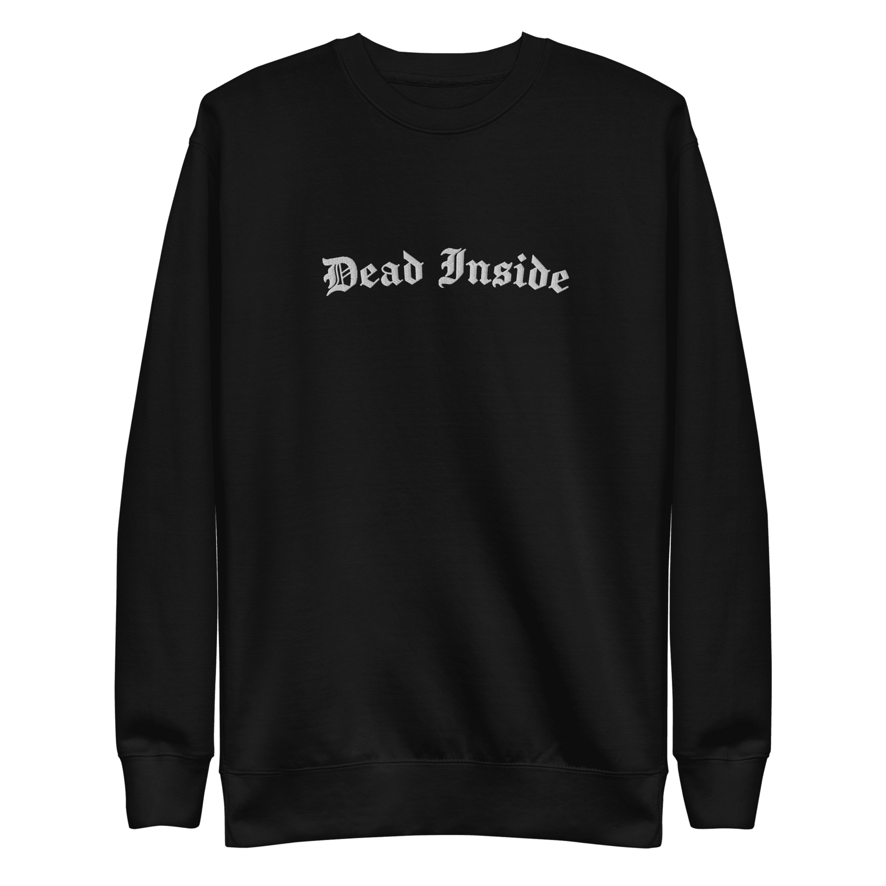Dead Inside Embroidered Sweatshirt - Goth Cloth Co.Sweatshirt1210315_11254