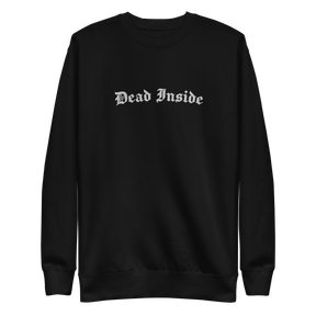 Dead Inside Embroidered Sweatshirt - Goth Cloth Co.Sweatshirt1210315_11254