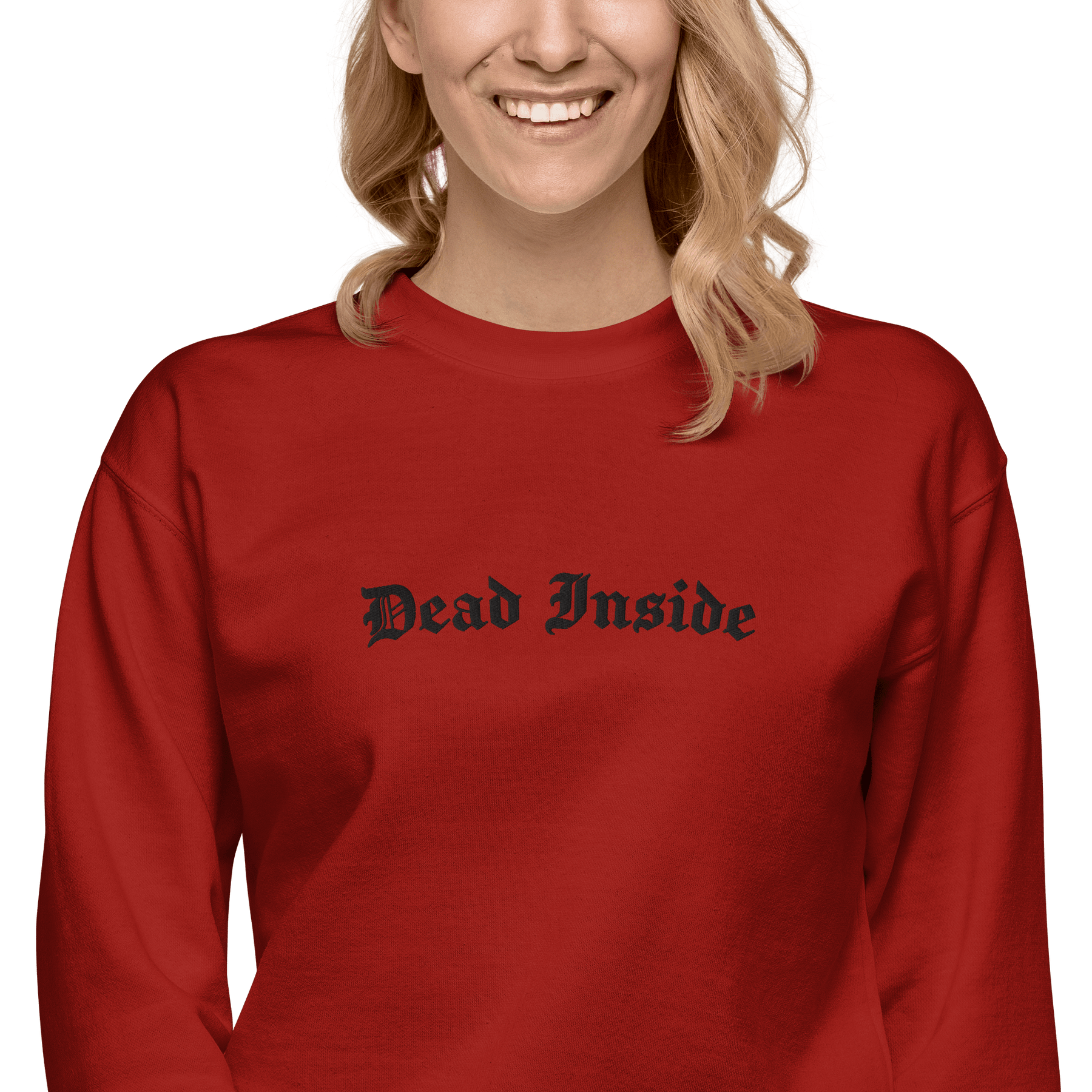 Dead Inside Embroidered Sweatshirt - Goth Cloth Co.Sweatshirt8105844_25532