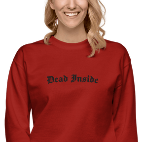 Dead Inside Embroidered Sweatshirt - Goth Cloth Co.Sweatshirt8105844_25532