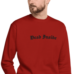 Dead Inside Embroidered Sweatshirt - Goth Cloth Co.Sweatshirt8105844_25532