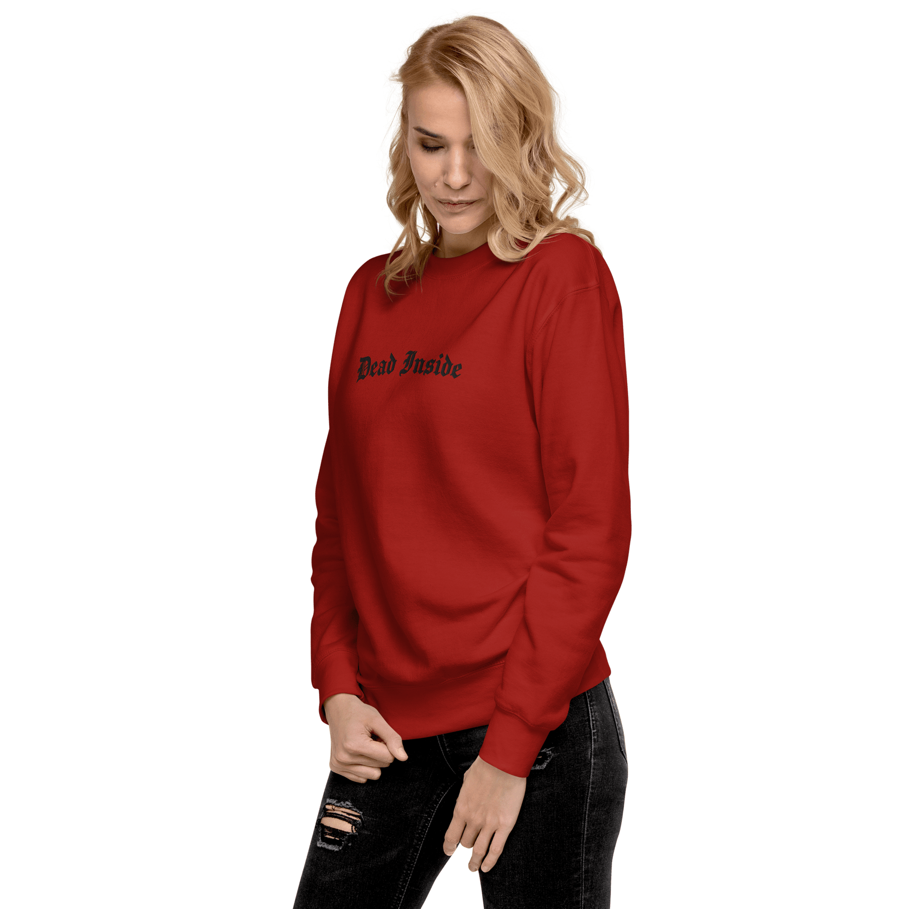 Dead Inside Embroidered Sweatshirt - Goth Cloth Co.Sweatshirt8105844_25532
