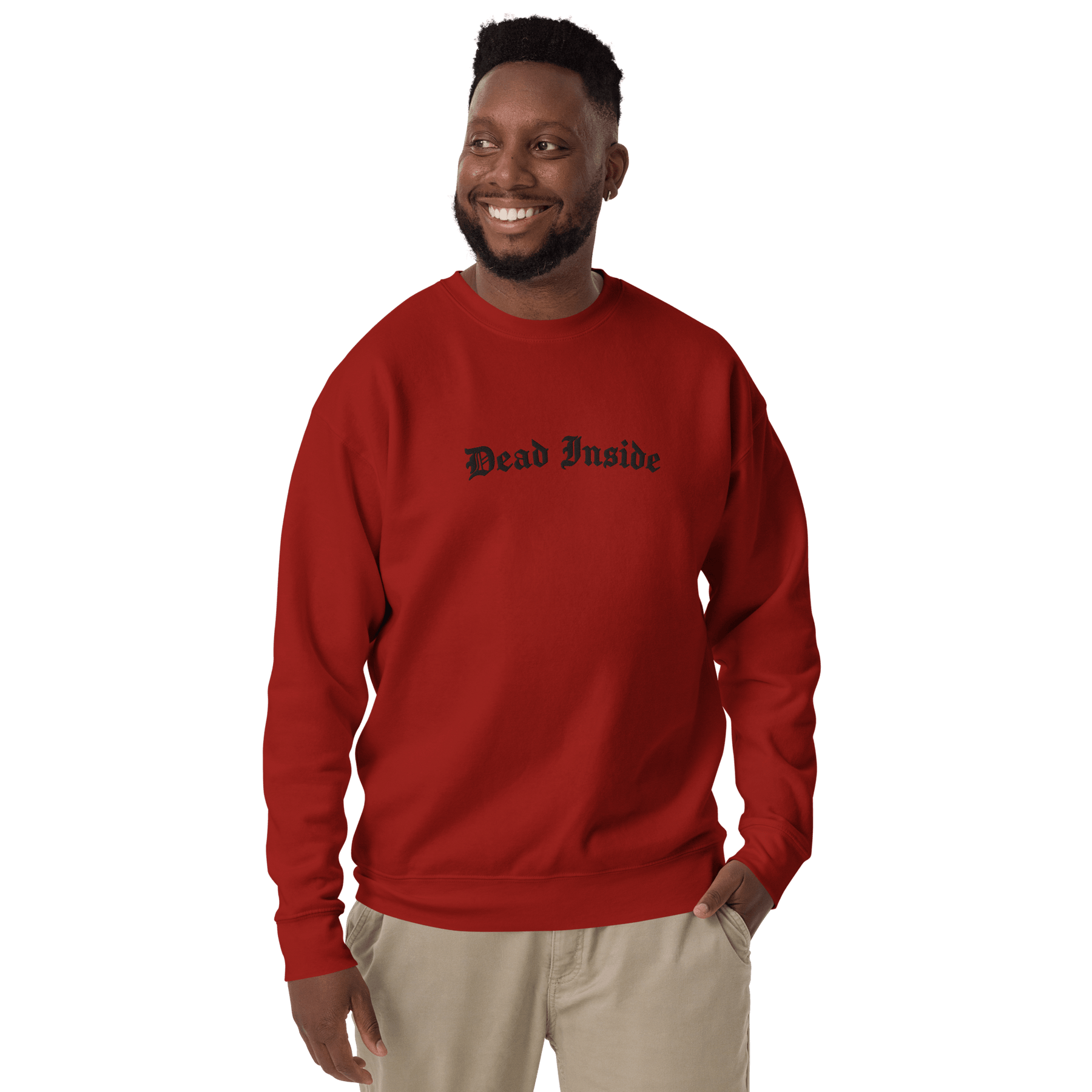 Dead Inside Embroidered Sweatshirt - Goth Cloth Co.Sweatshirt8105844_25532