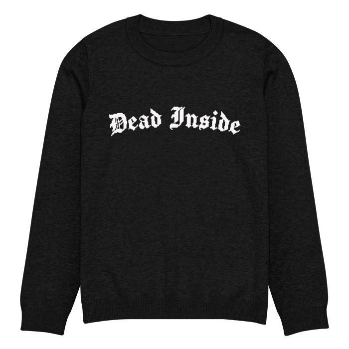 Dead Inside Knit Crewneck Sweater - Goth Cloth Co.6278125_19635