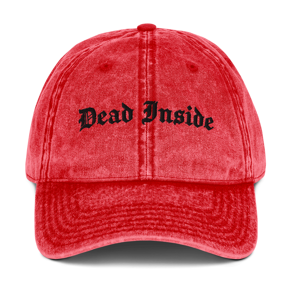 Dead Inside Vintage Dad Cap - Goth Cloth Co.1377845_16747