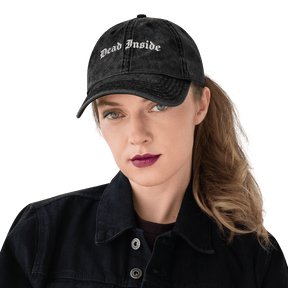 Dead Inside Vintage Dad Cap - Goth Cloth Co.1377845_16747