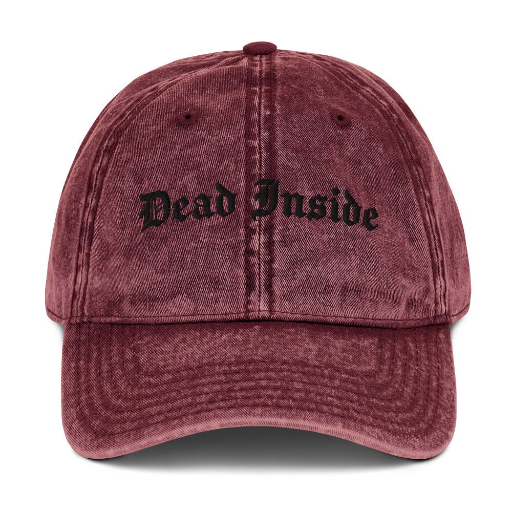 Dead Inside Vintage Dad Cap - Goth Cloth Co.4151769_9793