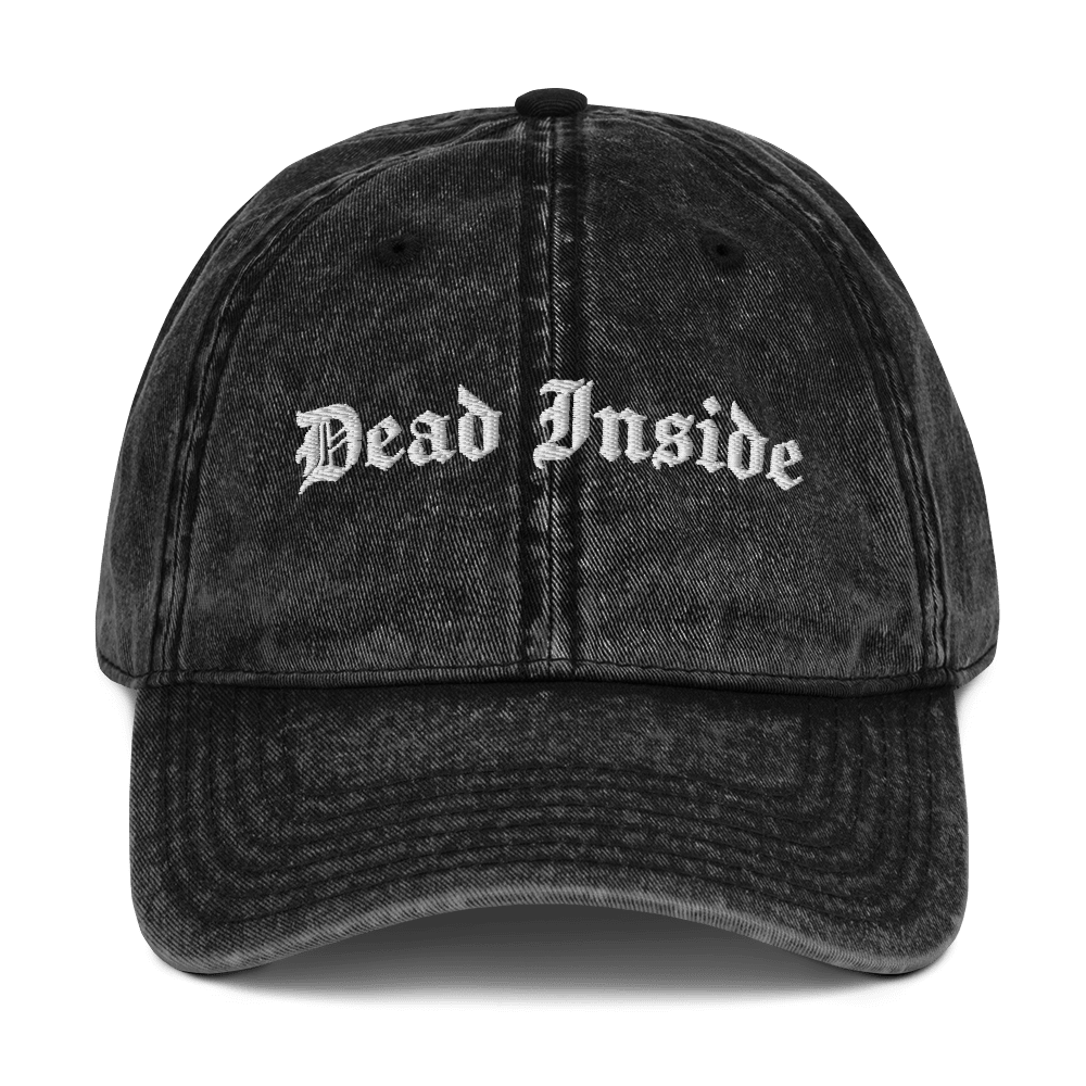 Dead Inside Vintage Dad Cap - Goth Cloth Co.4232848_9791