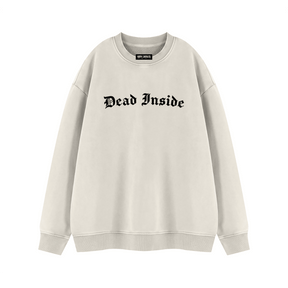 Dead Inside Vintage Wash Fleece Sweatshirt - Goth Cloth Co.260916PODRA1470006