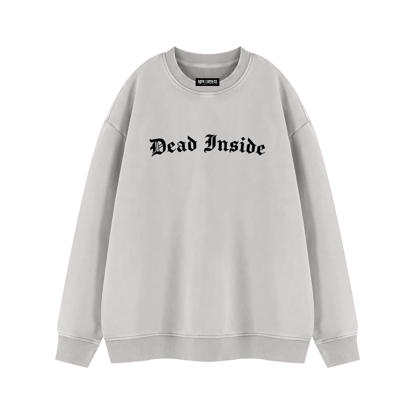 Dead Inside Vintage Wash Fleece Sweatshirt - Goth Cloth Co.260916PODRA1470011