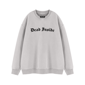 Dead Inside Vintage Wash Fleece Sweatshirt - Goth Cloth Co.260916PODRA1470011