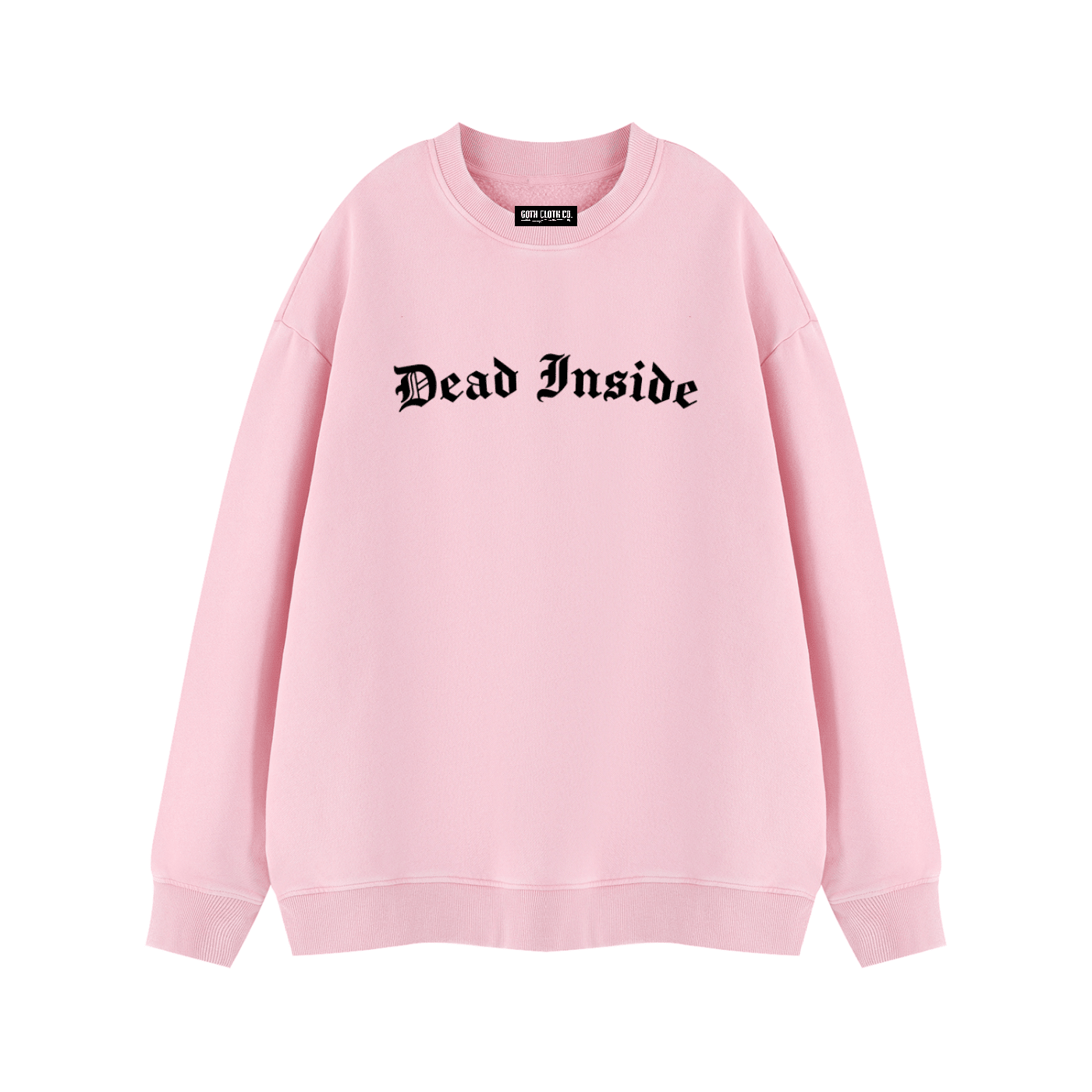Dead Inside Vintage Wash Fleece Sweatshirt - Goth Cloth Co.260916PODRA1470016