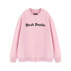 Dead Inside Vintage Wash Fleece Sweatshirt - Goth Cloth Co.260916PODRA1470016
