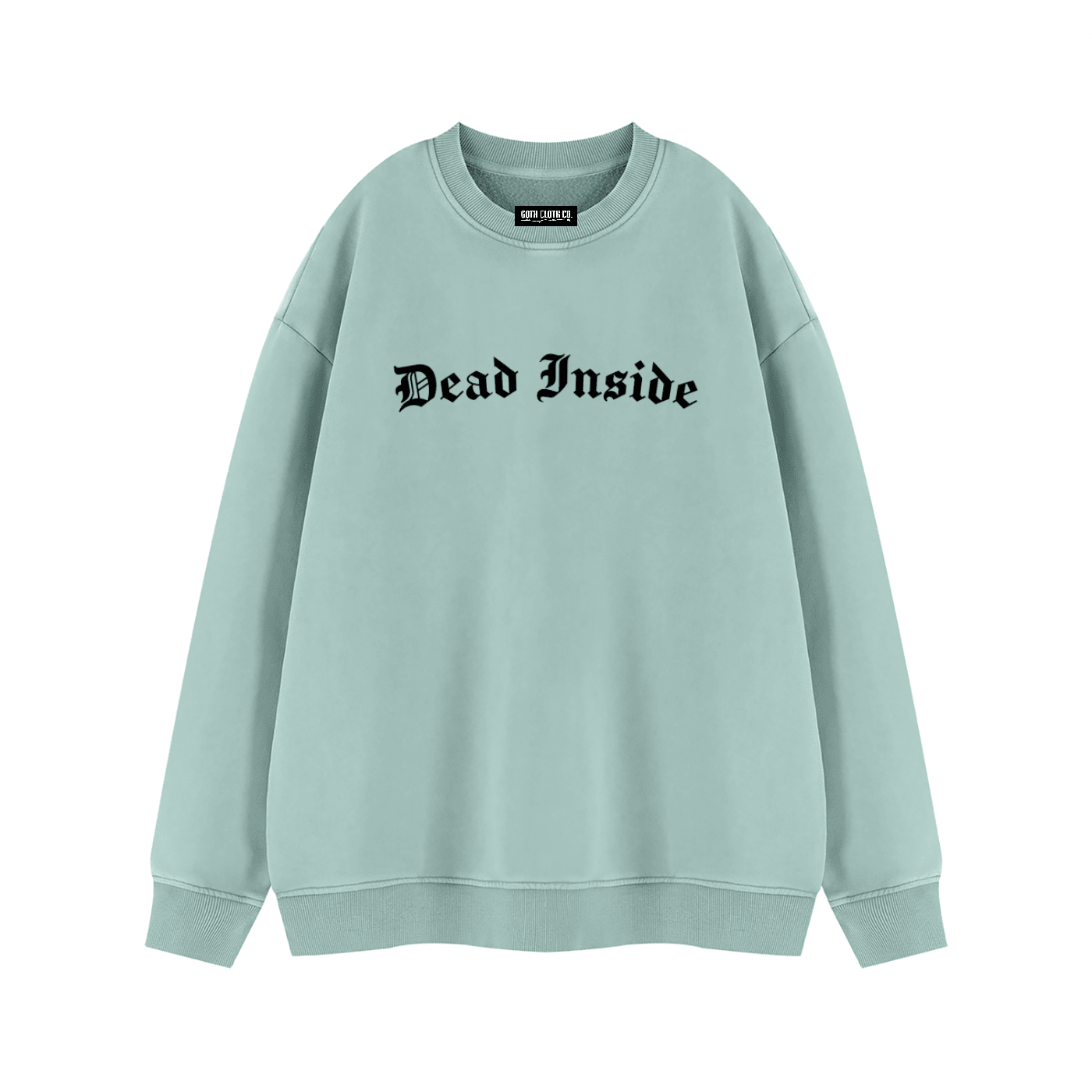 Dead Inside Vintage Wash Fleece Sweatshirt - Goth Cloth Co.260916PODRA1470021