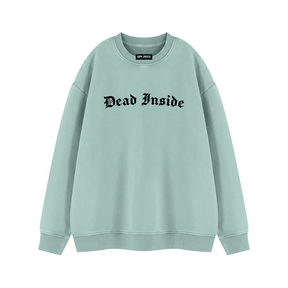 Dead Inside Vintage Wash Fleece Sweatshirt - Goth Cloth Co.260916PODRA1470021