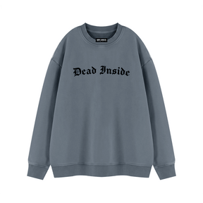Dead Inside Vintage Wash Fleece Sweatshirt - Goth Cloth Co.260916PODRA1470031
