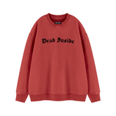 Dead Inside Vintage Wash Fleece Sweatshirt - Goth Cloth Co.260916PODRA1470036