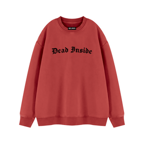 Dead Inside Vintage Wash Fleece Sweatshirt - Goth Cloth Co.260916PODRA1470036