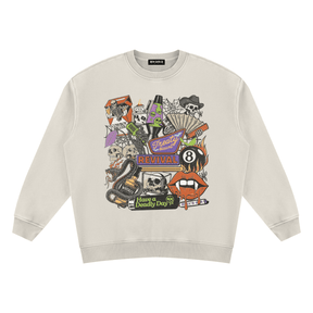 Dead Man's Revival Vintage Wash Fleece Sweatshirt - Goth Cloth Co.260916PODRA0630006