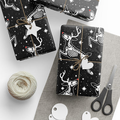 Dead Nose Reindeer Gift Wrap - Goth Cloth Co.Home Decor24675755969095113485