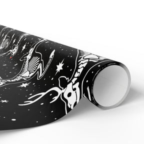 Dead Nose Reindeer Gift Wrap - Goth Cloth Co.Home Decor25047698768819493991