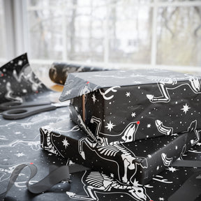 Dead Nose Reindeer Gift Wrap - Goth Cloth Co.Home Decor25047698768819493991