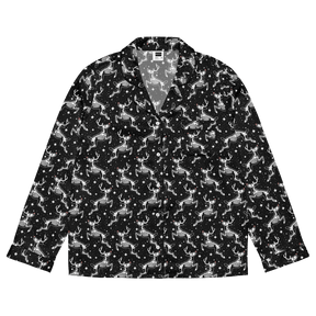 Deadnose Reindeer Silky Pajama Top - Goth Cloth Co.5280633_20952