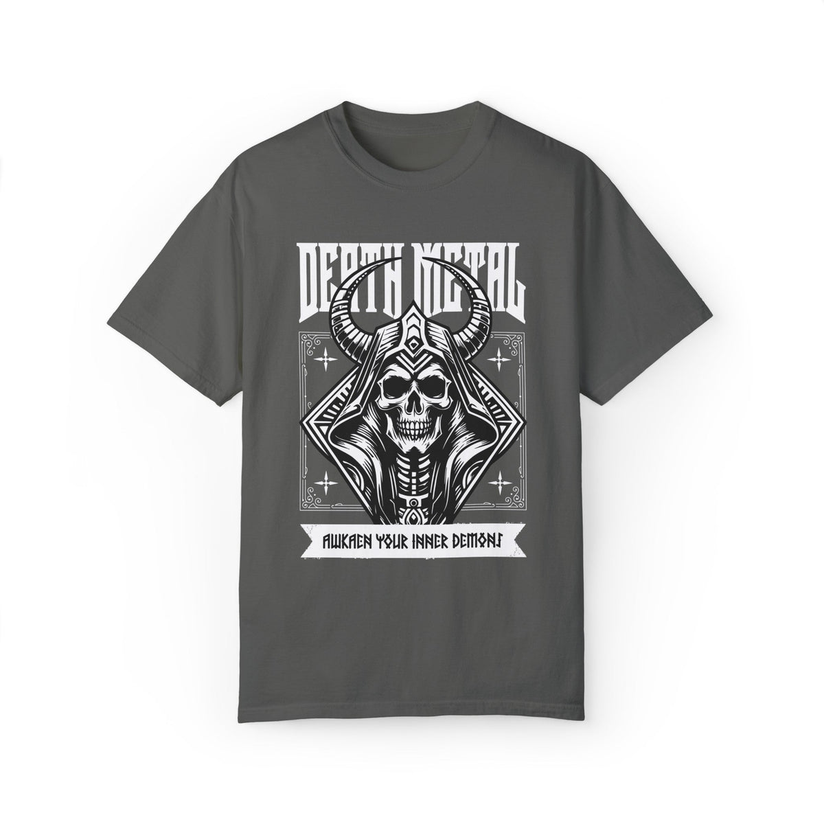 Death Metal Oversized Beefy Tee - Goth Cloth Co.T - Shirt29166059911681161437