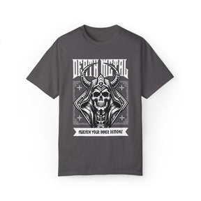 Death Metal Oversized Beefy Tee - Goth Cloth Co.T - Shirt31882281951645338740