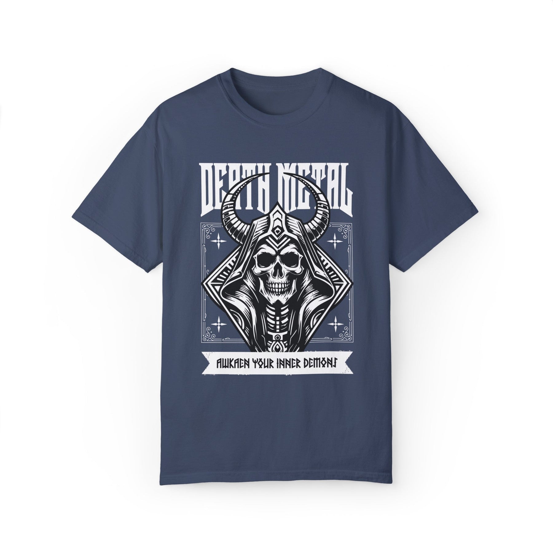 Death Metal Oversized Beefy Tee - Goth Cloth Co.T - Shirt40793250306787240443
