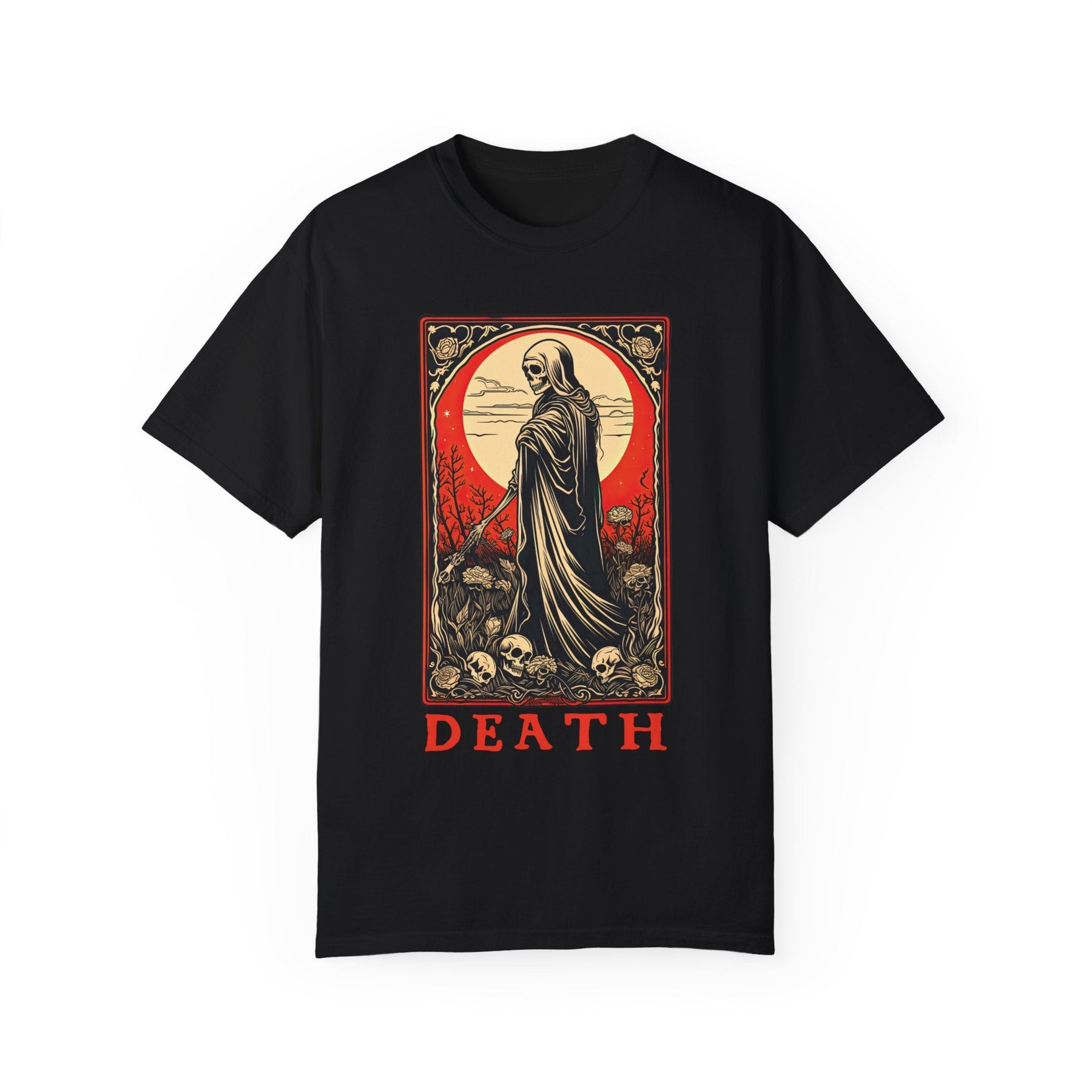 Death Tarot Card Comfy Tee - Goth Cloth Co.T-Shirt10166379261178495890