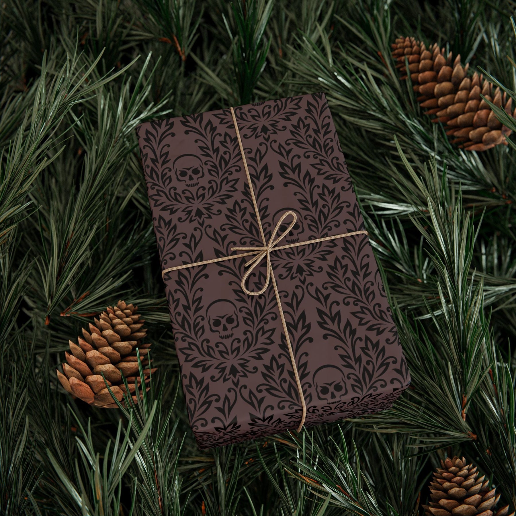 Deathly Damask Gift Wrap Paper - Goth Cloth Co.Home Decor28152218294711522074