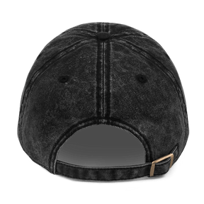 Delicate Metal Font Acid Wash Dad Cap - Goth Cloth Co.1963048_9791