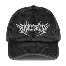 Delicate Metal Font Acid Wash Dad Cap - Goth Cloth Co.1963048_9791