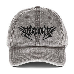 Delicate Metal Font Acid Wash Dad Cap - Goth Cloth Co.5153410_10803