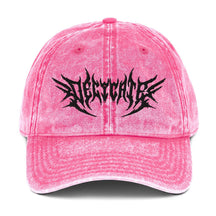 Delicate Metal Font Acid Wash Dad Cap - Goth Cloth Co.5153410_16749
