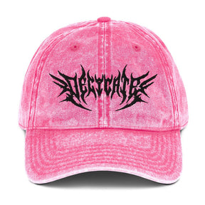 Delicate Metal Font Acid Wash Dad Cap - Goth Cloth Co.5153410_16749