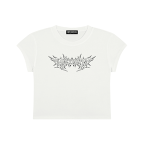 Delicate Metal Font Baby Tee - Goth Cloth Co.gymwear260730PODAA1096001