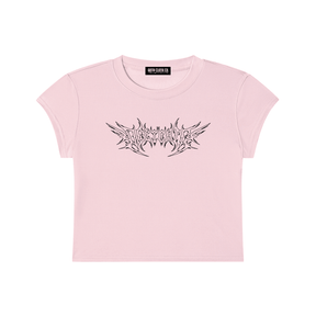 Delicate Metal Font Baby Tee - Goth Cloth Co.gymwear260730PODAA1096011